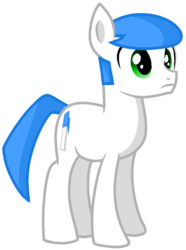 Size: 808x1085 | Tagged: safe, artist:rainbow eevee, earth pony, object pony, original species, pony, battle for dream island, male, pen, pen (battle for dream island), ponified, simple background, solo, transparent background