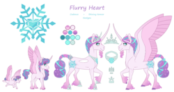 Size: 6400x3400 | Tagged: safe, artist:jackiebloom, princess flurry heart, classical unicorn, pony, unicorn, g4, age progression, baby, baby pony, beard, cloven hooves, facial hair, female, filly, horn, leonine tail, older, older flurry heart, simple background, solo, transparent background, unshorn fetlocks