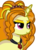 Size: 784x1100 | Tagged: safe, artist:rainbow eevee, adagio dazzle, pony, unicorn, equestria girls, g4, equestria girls ponified, female, headband, jewelry, lidded eyes, necklace, ponified, simple background, solo, transparent background, unicorn adagio dazzle