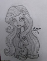Size: 2277x2978 | Tagged: safe, rarity, human, g4, drawing, female, hand, high res, humanized, original art, solo, traditional art, tumblr