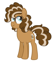 Size: 854x958 | Tagged: safe, artist:ashidaii, oc, oc only, oc:rocky road, earth pony, pony, female, mare, offspring, parent:cheese sandwich, parent:pinkie pie, parents:cheesepie, simple background, solo, transparent background