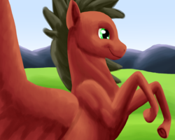 Size: 2500x2000 | Tagged: artist needed, safe, oc, oc:cloud rider, pegasus, pony, high res, smiling