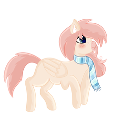 Size: 3000x3000 | Tagged: safe, artist:rain wing, oc, oc only, pony, clothes, cute, female, high res, mare, scarf, simple background, solo, white background