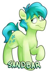 Size: 1280x1868 | Tagged: safe, artist:luximus17, sandbar, earth pony, pony, g4, chest fluff, cute, lidded eyes, male, no nose, sandabetes, simple background, solo, teenager, transparent background