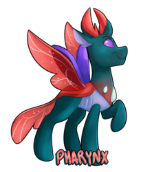 Size: 1280x1564 | Tagged: safe, artist:luximus17, pharynx, changedling, changeling, g4, male, pharybetes, prince pharynx, profile, simple background, solo, transparent background