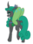 Size: 1536x2048 | Tagged: safe, artist:steelsoul, queen chrysalis, changeling, changeling queen, g4, bugbutt, butt, butterfly wings, chrysalass, dock, female, glasses, looking at you, looking back, looking back at you, mirror universe, plot, reversalis, simple background, smiling, solo, transparent background, wings