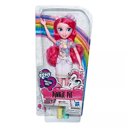 Size: 800x800 | Tagged: safe, pinkie pie, equestria girls, g4, my little pony equestria girls: better together, brushable, clothes, doll, equestria girls logo, female, irl, photo, shirt, skirt, toy