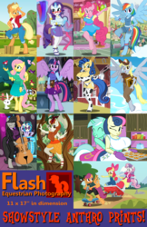 Size: 1056x1632 | Tagged: safe, artist:flash equestria photography, apple bloom, applejack, autumn blaze, bon bon, derpy hooves, dj pon-3, fluttershy, lyra heartstrings, octavia melody, pinkie pie, rainbow dash, rarity, scootaloo, sweetie belle, sweetie drops, twilight sparkle, vinyl scratch, oc, oc:milky way, alicorn, kirin, anthro, unguligrade anthro, g4, big breasts, bikini, breasts, busty applejack, busty bon bon, busty fluttershy, busty octavia melody, busty pinkie pie, busty rainbow dash, busty rarity, busty twilight sparkle, cello, cleavage, clothes, cookie, cowprint, equestria girls outfit, food, gloves, hug, hug from behind, huge breasts, impossibly large breasts, long gloves, mane six, musical instrument, one eye closed, oven mitts, scooter, show accurate, show accurate anthro, stockings, swimsuit, thigh highs, twilight sparkle (alicorn)