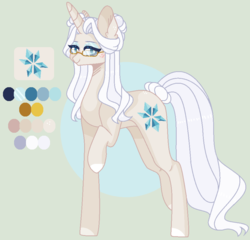 Size: 924x886 | Tagged: safe, artist:nocturnal-moonlight, oc, oc only, oc:snowflake, pony, unicorn, female, mare, offspring, parent:fancypants, parent:rarity, parents:raripants, simple background, solo