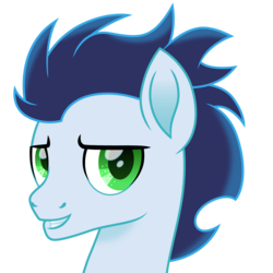 Size: 1500x1500 | Tagged: safe, artist:cloudy glow, soarin', pegasus, pony, g4, looking at you, male, movie accurate, simple background, solo, stallion, transparent background