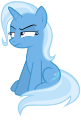 Size: 7000x10500 | Tagged: safe, artist:tardifice, trixie, pony, g4, student counsel, absurd resolution, female, simple background, sitting, solo, transparent background, vector