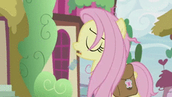 Size: 640x360 | Tagged: safe, screencap, fluttershy, pegasus, pony, g4, she talks to angel, animated, burp, cute, embarrassed, female, gas, gassy, shyabetes, sound, webm