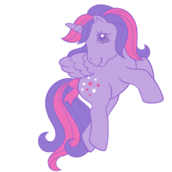 Size: 700x700 | Tagged: safe, twilight, twilight sparkle, alicorn, pony, g1, g4, official, cute, female, g4 to g1, generation leap, rainbow squad, retro, ribbon, simple background, solo, transparent background, twiabetes, twilight sparkle (alicorn), vector