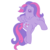 Size: 700x700 | Tagged: safe, twilight, twilight sparkle, alicorn, pony, g1, g4, official, cute, female, g4 to g1, generation leap, rainbow squad, retro, ribbon, simple background, solo, transparent background, twiabetes, twilight sparkle (alicorn), vector