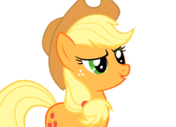 Size: 1494x1079 | Tagged: safe, edit, edited screencap, screencap, applejack, earth pony, pony, apple family reunion, g4, background removed, female, png, simple background, solo, transparent background
