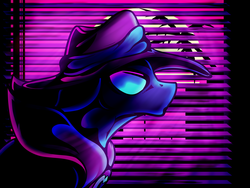 Size: 4000x3000 | Tagged: safe, artist:chaosmauser, mare do well, pony, g4, 1980's, aesthetics, hotline miami, outrun, solo