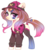 Size: 750x833 | Tagged: safe, artist:cabbage-arts, oc, oc only, oc:star slugger, earth pony, pony, bandaid, baseball cap, blank flank, cap, clothes, ear piercing, earring, eyeshadow, female, hat, jacket, jersey, jewelry, makeup, mare, piercing, simple background, socks, solo, stockings, thigh highs, transparent background, varsity jacket