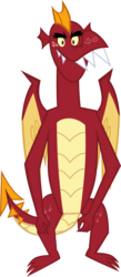 Size: 873x1999 | Tagged: safe, artist:theorak, garble, dragon, g4, male, simple background, solo, teenaged dragon, transparent background, vector