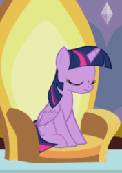 Size: 237x334 | Tagged: safe, artist:agrol, twilight sparkle, alicorn, pony, princesses don't sleep, g4, agrol is trying to murder us, animated, bags under eyes, cropped, cute, eyes closed, female, frown, gif, implied princess luna, open mouth, sitting, sleeping, solo, startled, throne, tired, twiabetes, twilight sparkle (alicorn)