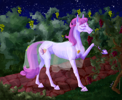 Size: 2500x2037 | Tagged: safe, artist:holka13, berry punch, berryshine, earth pony, pony, g4, female, high res, realistic, solo