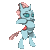 Size: 1000x1000 | Tagged: safe, artist:sugar morning, ocellus, changedling, changeling, g4, :i, animated, bipedal, cute, dancing, diaocelles, female, gif, party hard, perfect loop, pumping, silly, simple background, solo, transparent background
