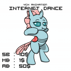 Size: 1000x1000 | Tagged: safe, artist:sugar morning, ocellus, changedling, changeling, g4, advertisement, animated, bipedal, commission, cute, dancing, diaocelles, female, gif, perfect loop, pumping, simple background, solo, text, transparent background, your character here