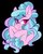 Size: 850x1050 | Tagged: safe, artist:crimmharmony, oc, oc only, oc:lillith star, pegasus, pony, black background, braid, bust, cute, female, lidded eyes, long mane, looking at you, mare, simple background, solo