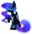 Size: 1420x1464 | Tagged: safe, artist:spirit-1, nightmare moon, princess luna, pony, g4, alternate design, big ears, curved horn, female, horn, simple background, solo, transparent background