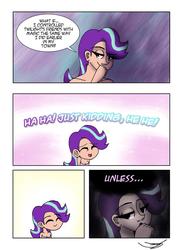 Size: 1024x1409 | Tagged: safe, artist:ringteam, starlight glimmer, human, g4, comic, female, haha just kidding unless, humanized, meme, solo, this will end in communism