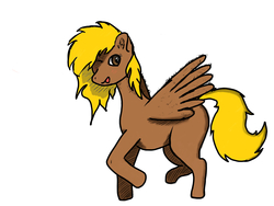 Size: 1600x1200 | Tagged: safe, pegasus, pony, female, mare, newbie artist training grounds, one eye closed, solo, tongue out, wink