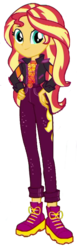 Size: 633x2048 | Tagged: safe, edit, edited screencap, editor:larryboyfan1996, screencap, sunset shimmer, equestria girls, equestria girls series, g4, spoiler:eqg series (season 2), background removed, female, geode of empathy, magical geodes, simple background, solo, transparent background