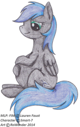 Size: 571x900 | Tagged: safe, artist:rowonder, oc, oc only, pegasus, pony, female, hoof on belly, hooves on belly, looking at belly, pregnant, simple background, traditional art, transparent background