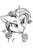 Size: 1000x1500 | Tagged: safe, artist:tillie-tmb, rarity, pony, unicorn, g4, bust, female, mare, monochrome, portrait, solo