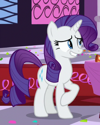Size: 430x536 | Tagged: safe, screencap, rarity, pony, unicorn, between dark and dawn, g4, season 9, cropped, faic, female, great moments in animation, nervous