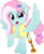 Size: 5590x6850 | Tagged: safe, artist:jhayarr23, kerfuffle, pegasus, pony, g4, my little pony: rainbow roadtrip, absurd resolution, amputee, clothes, cute, female, fufflebetes, looking at you, mare, movie accurate, prosthetic leg, prosthetic limb, prosthetics, raised hoof, simple background, smiling, solo, spread wings, transparent background, vector, wings
