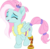 Size: 4972x4839 | Tagged: safe, artist:potato22, kerfuffle, pegasus, pony, g4, my little pony: rainbow roadtrip, absurd resolution, amputee, clothes, cute, eyes closed, female, fufflebetes, happy, mare, movie accurate, prosthetic leg, prosthetic limb, prosthetics, raised hoof, simple background, smiling, solo, transparent background, vector