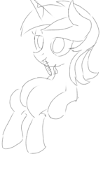 Size: 680x1159 | Tagged: safe, artist:treble clefé, lyra heartstrings, pony, unicorn, g4, drugs, female, no tail, sitting, sketch, smoking weed, solo