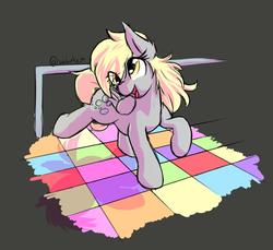Size: 1200x1100 | Tagged: safe, artist:solarbutt, derpy hooves, pegasus, pony, g4, cute, dancing, derpabetes, female, mare, open mouth