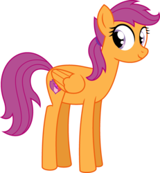 Size: 2261x2442 | Tagged: safe, artist:peternators, scootaloo, pegasus, pony, g4, cutie mark, female, high res, older, older scootaloo, simple background, solo, the cmc's cutie marks, transparent background