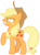 Size: 7000x9400 | Tagged: safe, artist:tardifice, applejack, earth pony, pony, g4, horse play, my little pony: friendship is magic, absurd resolution, angry, cowboy hat, female, freckles, hat, mare, raised hoof, simple background, solo, stetson, transparent background, vector