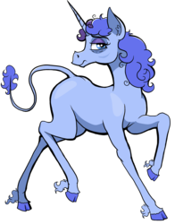 Size: 2146x2737 | Tagged: safe, artist:paskanaakka, derpibooru exclusive, oc, oc only, oc:midnight dew, classical unicorn, pony, unicorn, cloven hooves, colored hooves, high res, hoers, horn, leonine tail, simple background, solo, tired, transparent background, unshorn fetlocks