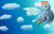 Size: 2408x1556 | Tagged: safe, artist:songheartva, rainbow dash, pony, g4, cloud, female, flying, solo