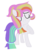 Size: 445x603 | Tagged: safe, artist:bluerosearrow, artist:rukemon, oc, oc only, oc:fruity pastels, earth pony, pony, icey-verse, base used, commission, eyes closed, female, filly, grin, magical lesbian spawn, multicolored hair, offspring, parent:coconut cream, parent:toola roola, parents:toolanut, raised hoof, simple background, smiling, solo, transparent background