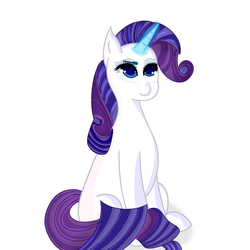 Size: 3000x3000 | Tagged: safe, artist:rain wing, rarity, pony, g4, cute, female, high res, simple background, solo, white background