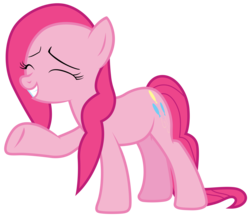 Size: 8100x7000 | Tagged: safe, artist:tardifice, pinkie pie, earth pony, pony, g4, horse play, absurd resolution, eyes closed, female, raised hoof, simple background, solo, transparent background, vector, wet, wet mane, wet mane pinkie pie