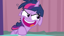 Size: 1920x1080 | Tagged: safe, screencap, twilight sparkle, alicorn, pony, a trivial pursuit, g4, animated, faic, female, floppy ears, messy mane, our hero everyone, solo, sound, twilight snapple, twilight sparkle (alicorn), twilighting, webm