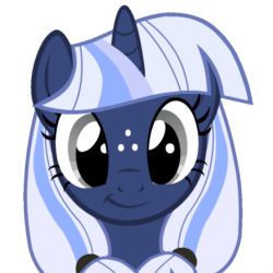 Size: 1000x1000 | Tagged: safe, artist:mrvector, derpibooru exclusive, oc, oc only, oc:silverlay, pony, umbra pony, unicorn, animated, cute, female, freckles, headbob, mare, ocbetes, silvabetes, simple background, smiling, solo, transparent background