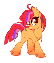 Size: 1060x1227 | Tagged: safe, artist:crystal-tranquility, oc, oc only, oc:riff raff, earth pony, pony, female, mare, simple background, solo, transparent background