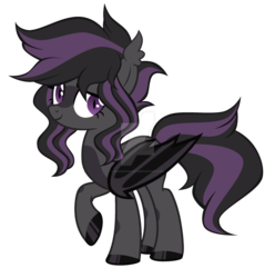 Size: 1280x1292 | Tagged: safe, artist:magicdarkart, oc, oc only, bat pony, pony, base used, female, mare, simple background, solo, transparent background