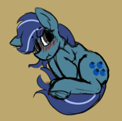 Size: 776x766 | Tagged: safe, artist:crazy water, oc, oc only, oc:blueberry, oc:blueberry (crazy water), earth pony, pony, female, mare, solo